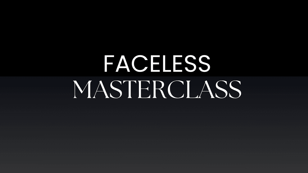 Faceless Masterclass